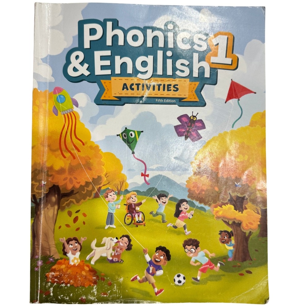 BJU Press Phonics & English1 Activities Fifth Edition Grade1 Workbook Homeschool